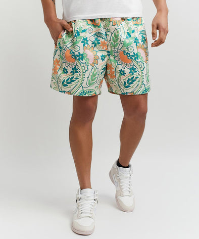 Reason Clothing Tropical Vibes Twill Shorts