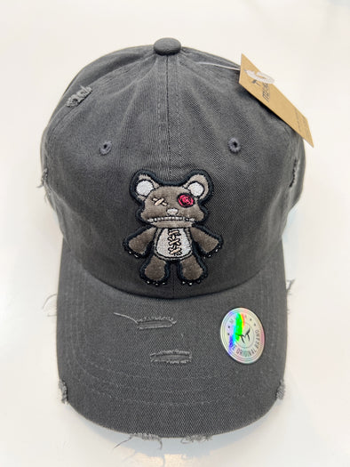 Muka Bear Dad Hat (Charcoal)