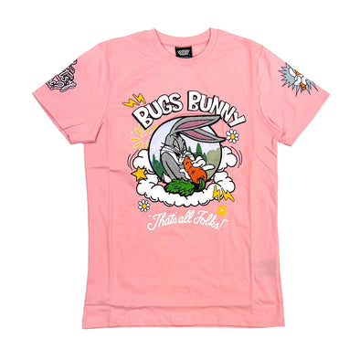 Looney Tunes Chenille Patch Bugs Bunny Tee (Pink)