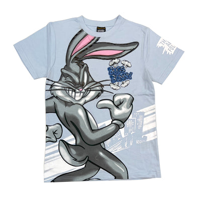 Looney Tunes Bugs Bunny Gel Print Tee (Light Blue)