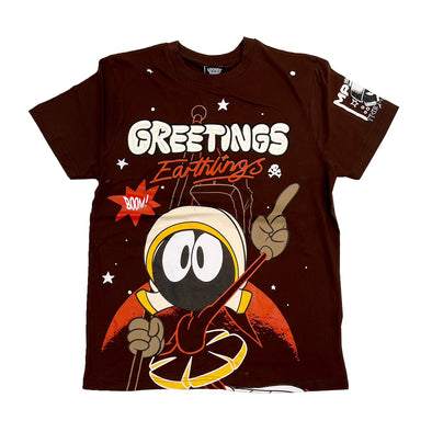 Looney Tunes Marvin The Martian Tee (Brown)