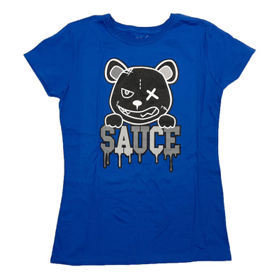 3Forty Sauce Woman Graphic Tee (Blue)