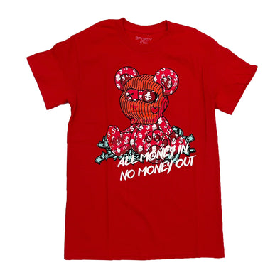 3Forty All Money In No Money Out Tee (Red)