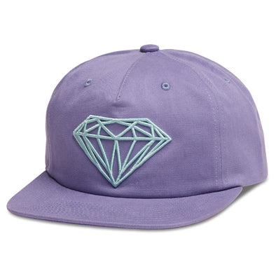 Diamond Supply Brilliant Unconstructed Snapback (Purple) - Fashion Landmarks